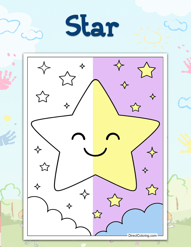 Star Coloring Pages